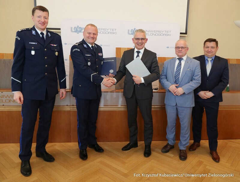 Z Wielkopolski do Lubuskiego. UZ łączy siły ze Szkołą Policji w Pile